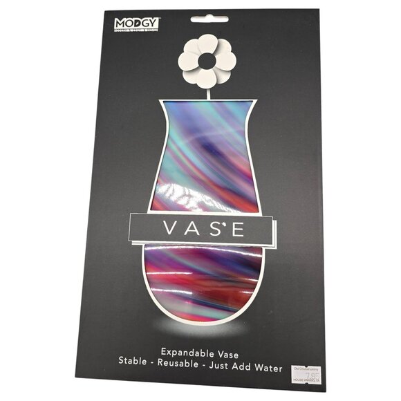 Modgy Expandable Reusable Flower Vases Pack Of 4 Louis C. Tiffany Designs NEW - Picture 3 of 8